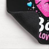 Rosa oder blauer Baba liebt Geschlecht enthüllt Ba Mousepad (Ecke)