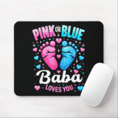 Rosa oder blauer Baba liebt Geschlecht enthüllt Ba Mousepad (Mit Mouse)