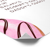 Rosa oder blauer Donut Alte Ehefrauen Schilder (Ecke)