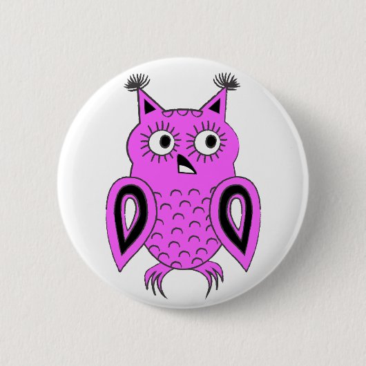 Rosa Ohr Button (Vorderseite)