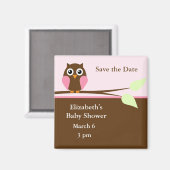 Rosa Ohr Magnet (Vorderseite/Rückseite)