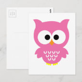 Rosa Ohr Postkarte (Vorne/Hinten)