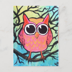 Rosa Ohr Postkarte