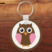 Rosa Ohr Schlüsselanhänger (Vorderseite)