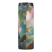 Rosa Ohr Thermosbecher (Rückseite)