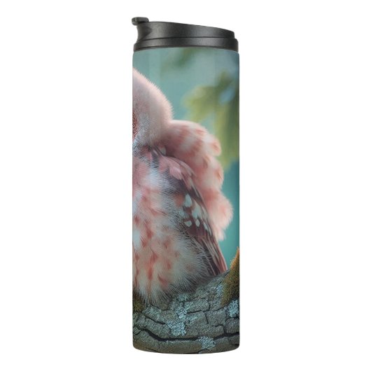 Rosa Ohr Thermosbecher (Nach rechts gedreht)