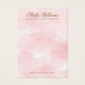 Rosa Ohrkarte (Vorderseite)