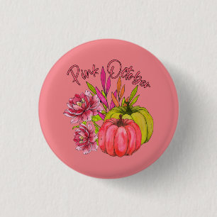 Rosa Oktober Brustkrebs-Bewusstsein Button