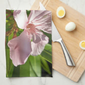 Rosa Oleander Blumen Küchenhandtuch Botanischer Ga Geschirrtuch (Viertel Falte)