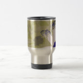 Rosa Olive Green Daisy Reisebecher (Mittel)