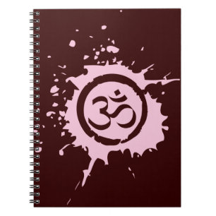 Rosa Om Bio Planet Notebook Journal Notizblock