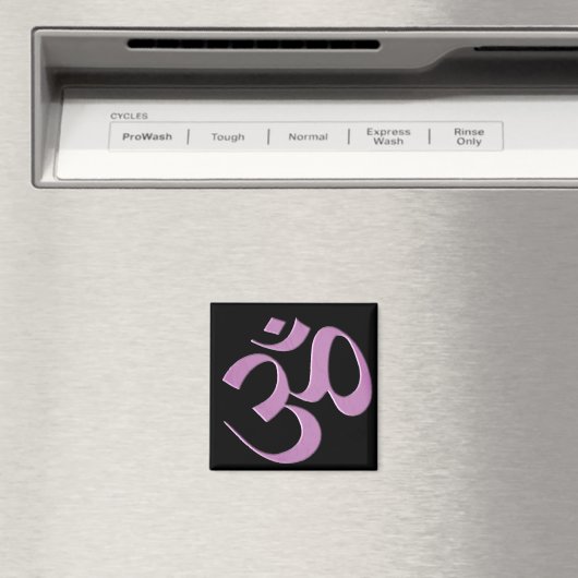 Rosa Om  Magnet (In Situ (Geschirrspüler))