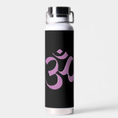 Rosa Om  Trinkflasche (Rückseite)