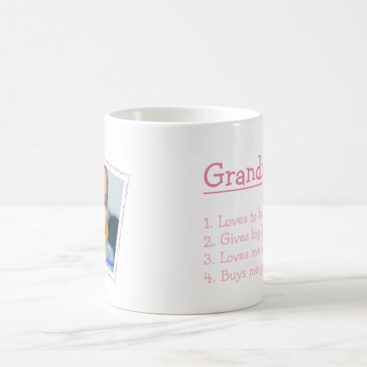 Rosa Oma Definitionen zeichnen sich durch ein benu Kaffeetasse (Mittel)