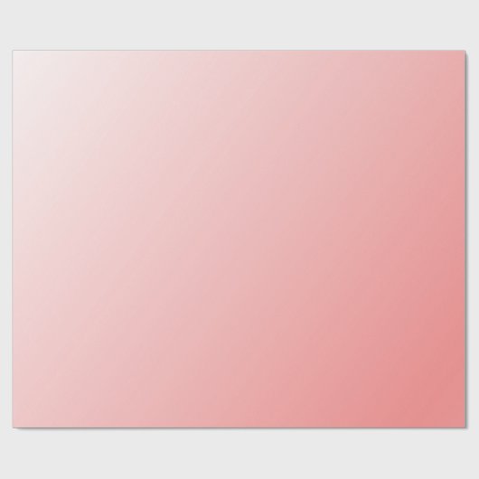 Rosa Ombre Design Geschenkpapier (Flach)