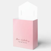 Rosa Ombre Hintergrund Geschenkschachtel (Geöffnet)