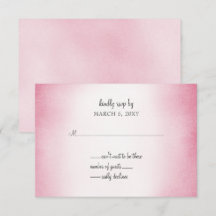Rosa ombre Hochzeitseinladung uAwg