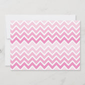 Rosa Ombre Kuchen-Geburtstagseinladung Einladungen (Rückseite)