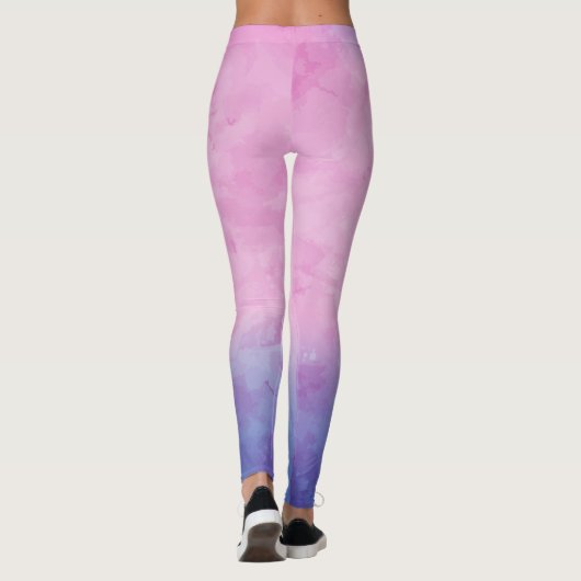 Rosa Ombre Leggings (Rückseite)