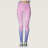 Rosa Ombre Leggings (Vorderseite)