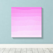 Rosa Ombre Originelle Kunst Leinwanddruck (Insitu (Holzboden))