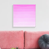 Rosa Ombre Originelle Kunst Leinwanddruck (Insitu (Wohnzimmer))