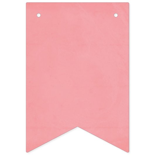 Rosa Ombre rustikales strukturiertes alles Gute Wimpelkette (Erste Fahne)