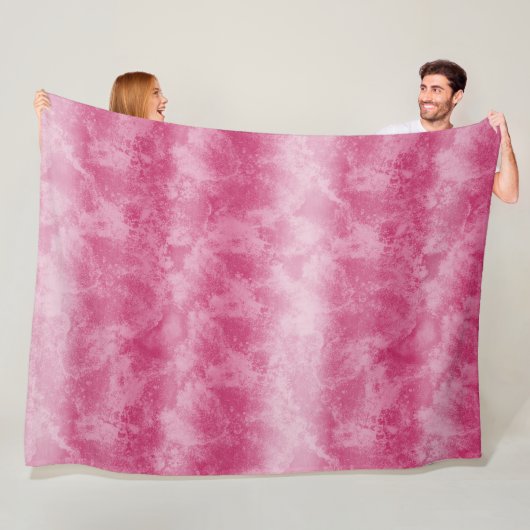 Rosa Ombre Streifen Fleecedecke (Beispiel)