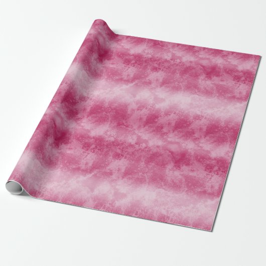 Rosa Ombre Streifen Geschenkpapier (Ungerollt)