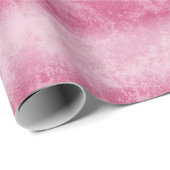 Rosa Ombre Streifen Geschenkpapier (Rolleneckpunkt)