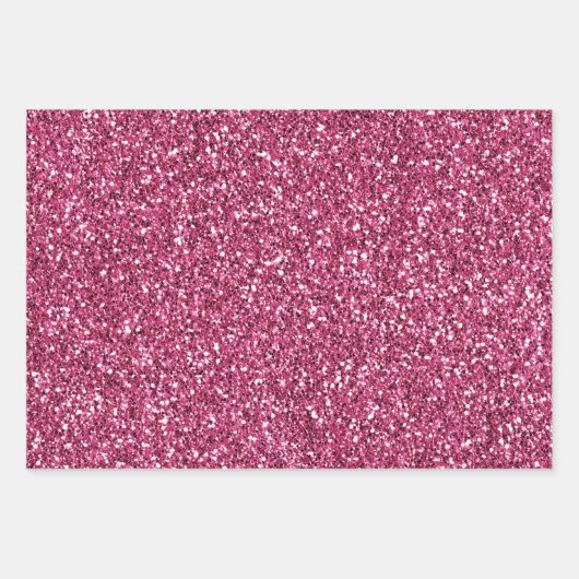 Rosa Ombre Streifen Geschenkpapier Set (Vorderseite 3)