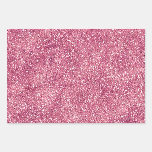 Rosa Ombre Streifen Geschenkpapier Set (Vorderseite 2)