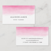 Rosa Ombre Visitenkarte (Vorne/Hinten)