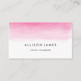 Rosa Ombre Visitenkarte