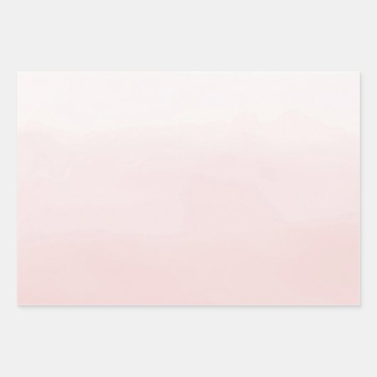 Rosa Ombre Wasserfarbe   Geschenkpapier Set (Vorderseite 3)