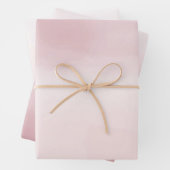 Rosa Ombre Wasserfarbe   Geschenkpapier Set (Beispiel)