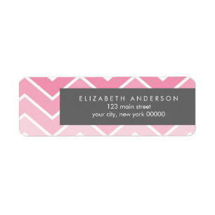 Rosa Ombre Zickzack-Zickzack Muster