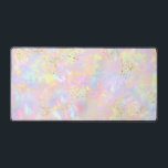 Rosa Opal-Design Imitate klobiger Glitzer Schreibtischunterlage<br><div class="desc">opal inspiriert Texturschreibmatte</div>