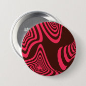 rosa, optisches, trendiges, cooles, abstraktes geo button (Vorne & Hinten)