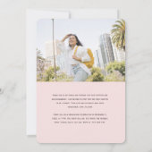 Rosa Orange Ästhetische Gradienten, Fotos Abschlus Ankündigung (Rückseite)