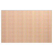 Rosa orange Eulenmuster des Pfirsiches Stoff (Yard (91,4 cm))