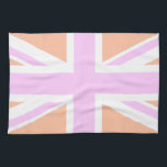 Rosa & Orange Flagge / Jack in der Union Geschirrtuch<br><div class="desc">NewParkLane - Fun Kitchen Handtuch,  mit der nationalen Flagge des Vereinigten Königreichs; die Union Jack in Rosa und Orange. Karo diese Auflistung für passende Elemente aus. Haben Sie spezielle persönliche Designwünsche? Kontaktieren Sie mich bitte!</div>