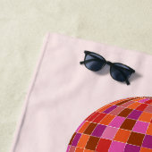 Rosa Orange Groovy Bacheloretto Strandtuch (Beispiel)