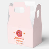 Rosa Orange Groovy Geschenkschachtel (Geöffnet)