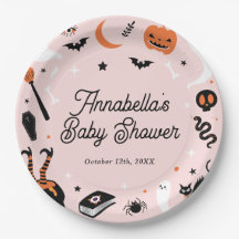 Rosa-orange Halloween-Baby-Party