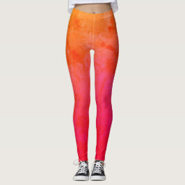 Rosa, orange Leggings