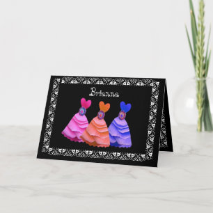 ROSA ORANGE LILA Kleider u. Spitze - seien Sie Einladung