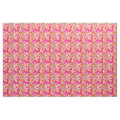 Rosa Orange Mix Abstrakter Marmor Modernes Muster Stoff (Fat Quarter (45,7 x 55,9 cm))
