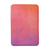 Rosa, orange, modern, einfach, cool, trendig badematte (Vorderseite Vertikal)