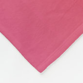 Rosa, orange, modern, einfach, cool, trendig fleecedecke (Ecke)
